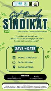 Read more about the article SINDIKAT JN UKMI UNS 2024: Silaturahmi Dosen dan Birokrat untuk Ukhuwah dan Kemudahan Administrasi