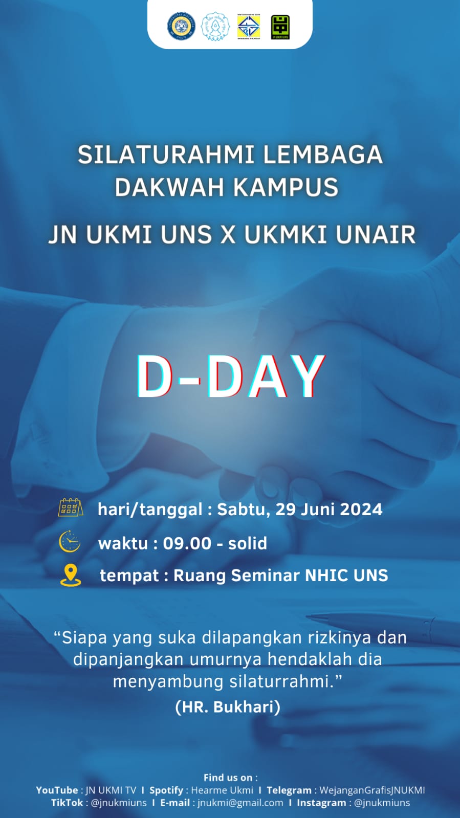 Read more about the article Silaturahmi Lembaga Dakwah Kampus 2024: JN UKMI UNS Sambut Hangat Kunjungan UKMKI UNAIR